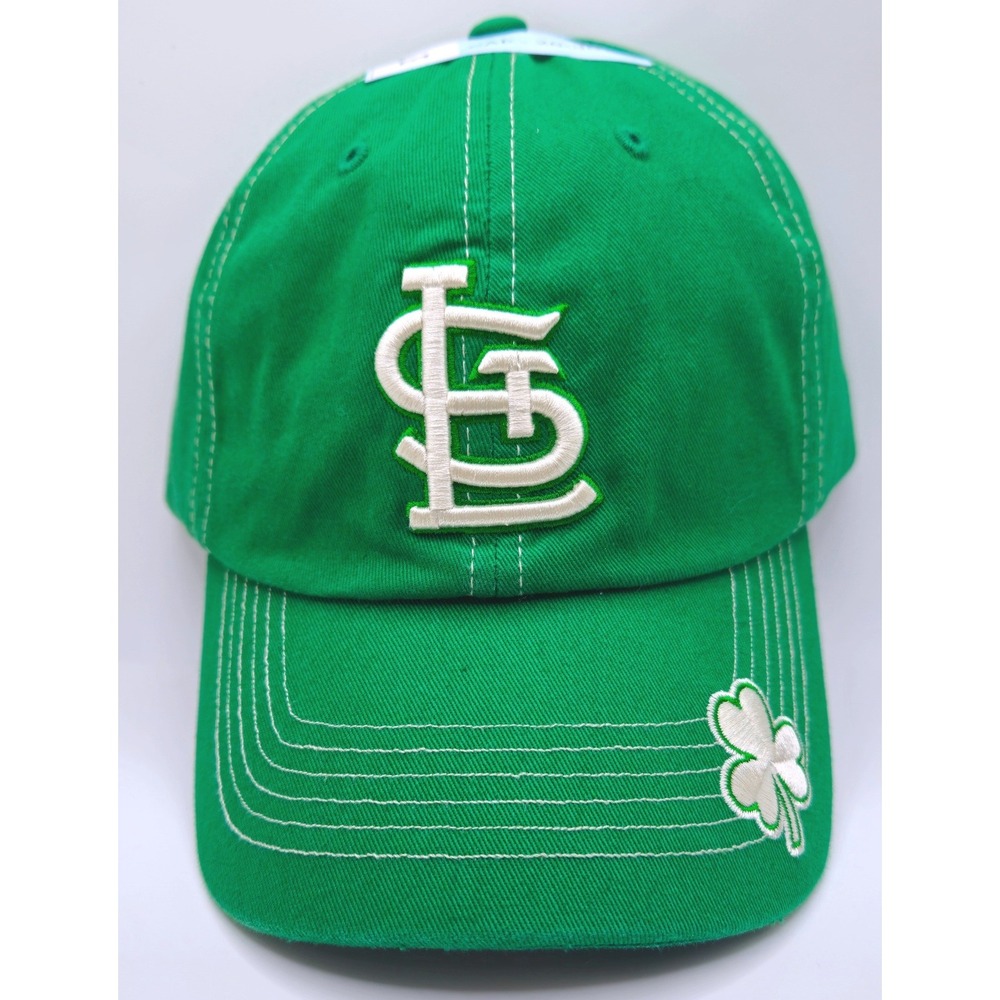 Fan Favorite St Louis Cardinals Green St Patricks Day Shamrock Hat MLB Cap STL